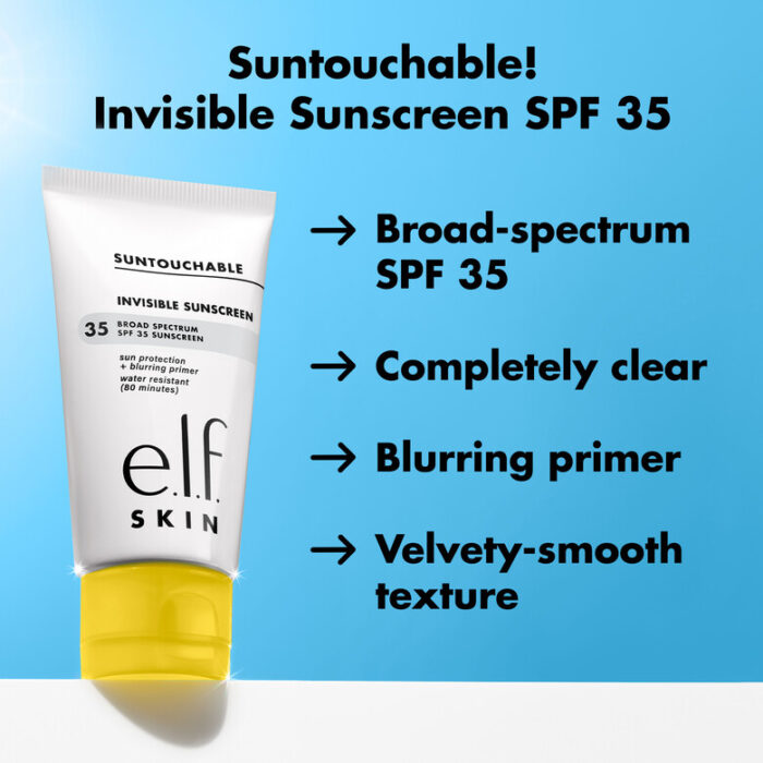 Elf Suntouchable Invisible Sunscreen SPF 35 - 50 ml - Image 2