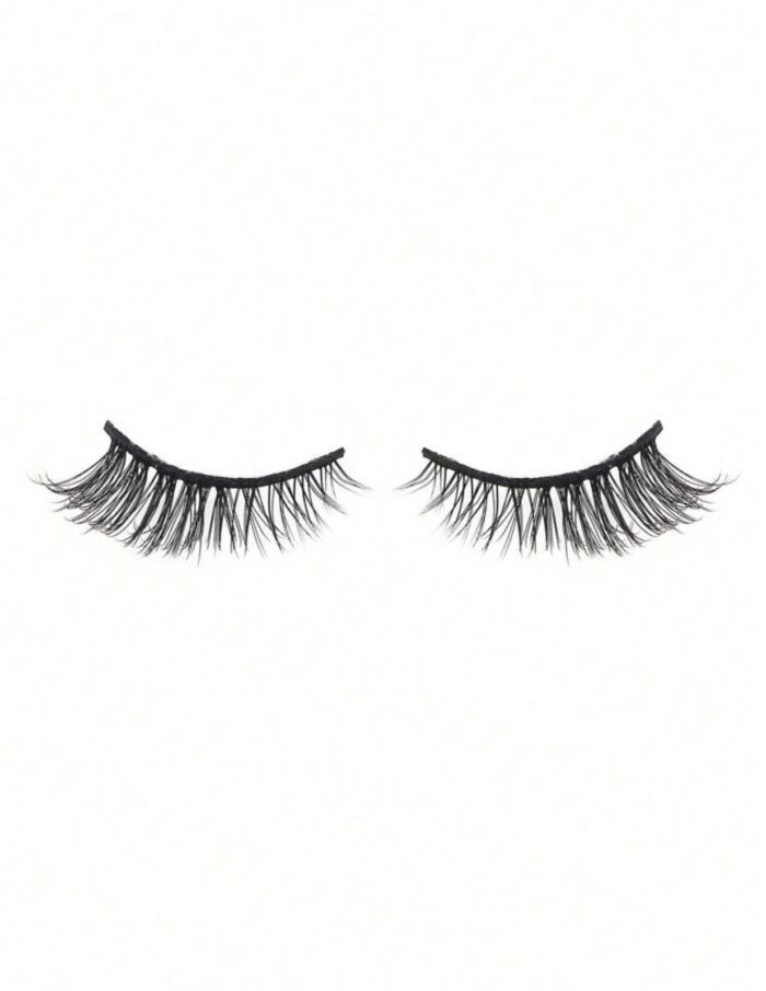 cat eye cross eyelashes - 10 pair - Image 2