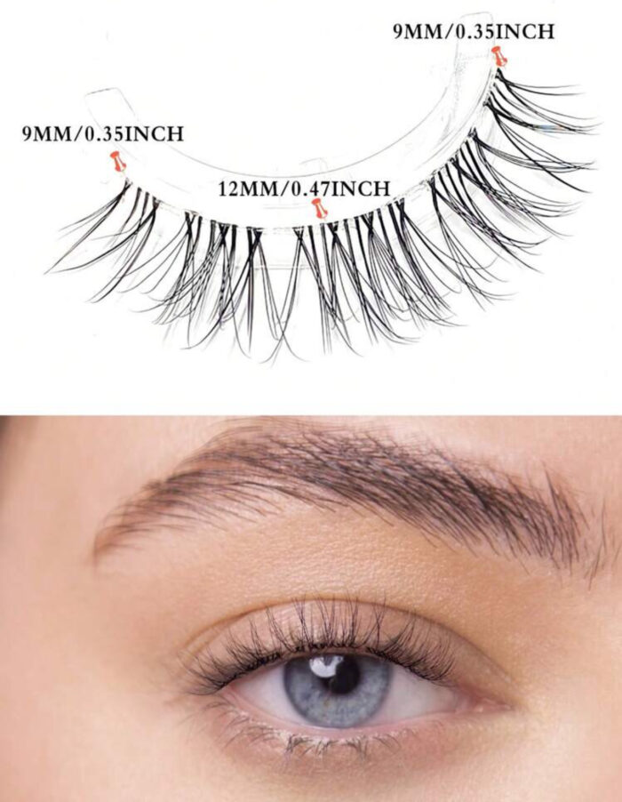 3D natural lashes - 10 pair - Image 2