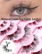 3D natural fluffy lashes - 10 pair