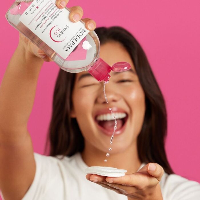 BIODERMA SENSIBIO H20 CLEANING MICELLAR SOLUTION FOR SENSITIVE SKIN 500ML - Image 3