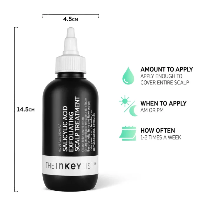 The INKEY List Salicylic Acid Exfoliating Scalp Treatment 150ml - Image 9