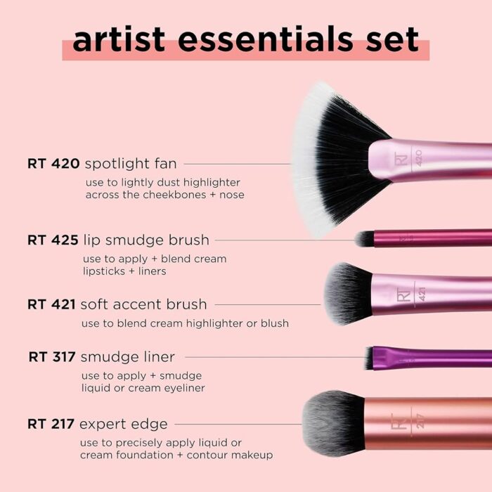 Real Techniques Artist essentials brush set - Image 3