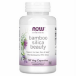 NOW Foods Solutions, Bamboo Silica Beauty, Support for Hair, Skin & Nails