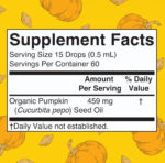MaryRuth's Organic Pumpkin Seed Oil Liquid Drops Alcohol Free, 459 mg (30 ml) - Image 4