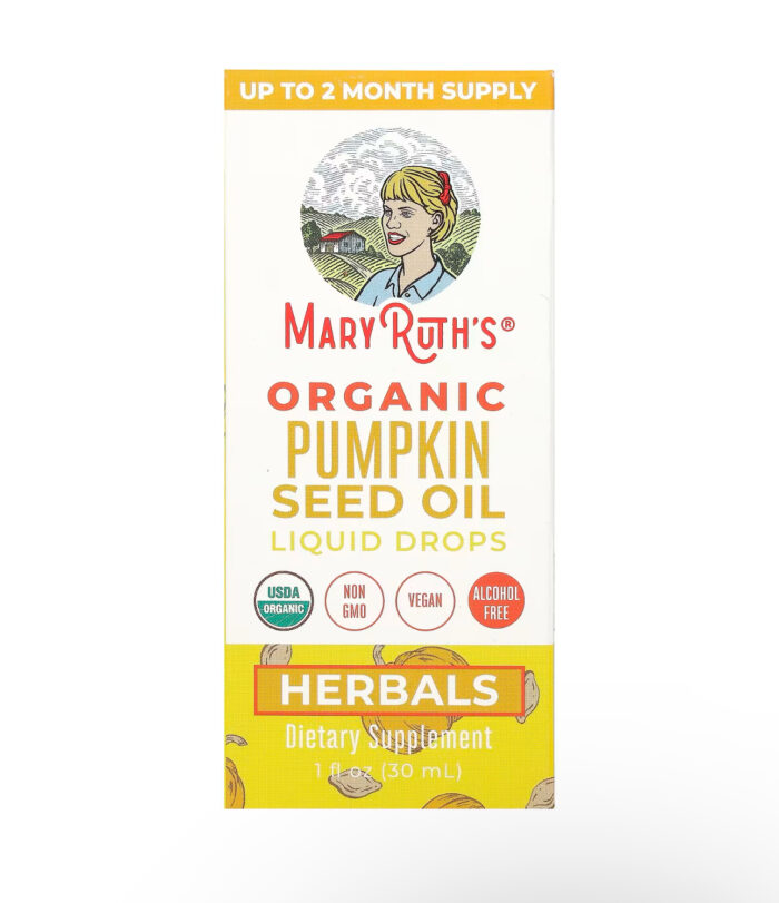 MaryRuth's Organic Pumpkin Seed Oil Liquid Drops Alcohol Free, 459 mg (30 ml) - Image 8
