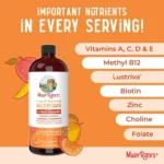 MaryRuth's Liquid Morning Multivitamin + Hair Growth Peach Mango - Image 6
