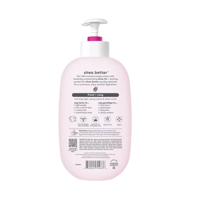 eos Shea Better Body Lotion- Fresh & Cozy 473ML - Image 2