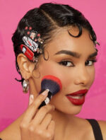 Betty Boop 6pcs Cartoon Character & Letter Design Crease-Free Hair Clips - Image 2