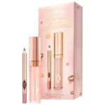 Charlotte Tilbury  Mini Glossy Pink Lip Gloss + Lip Liner Set - fresh pink