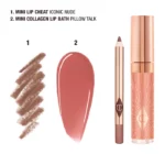 Charlotte Tilbury  Mini Glossy Pink Lip Gloss + Lip Liner Set - Nude pink - Image 2