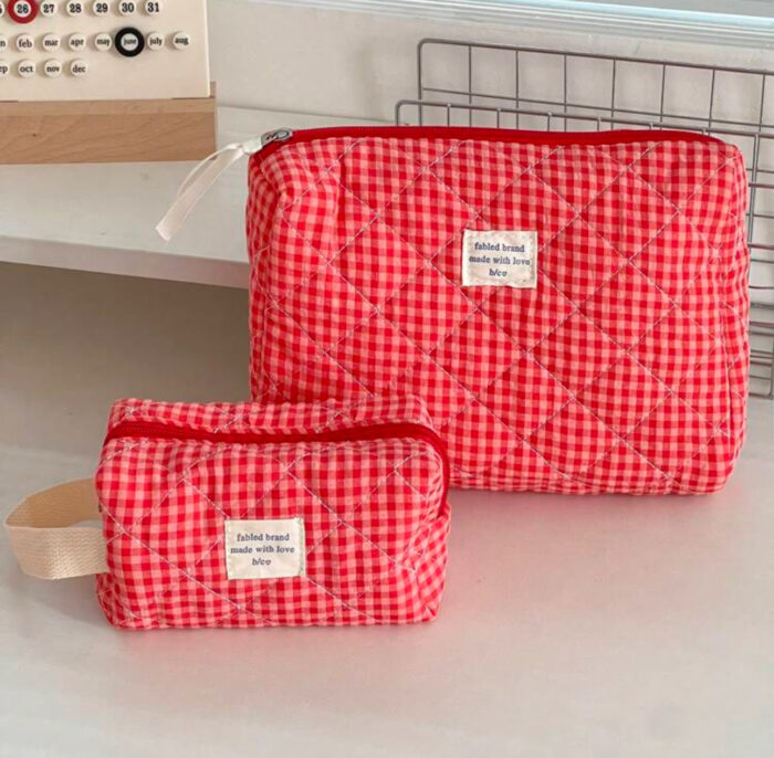 Cranberry Makeup Bag - Image 2