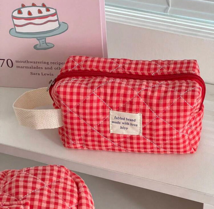 Cranberry Makeup Bag - Image 5