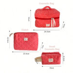 Cranberry Makeup Bag - Image 7