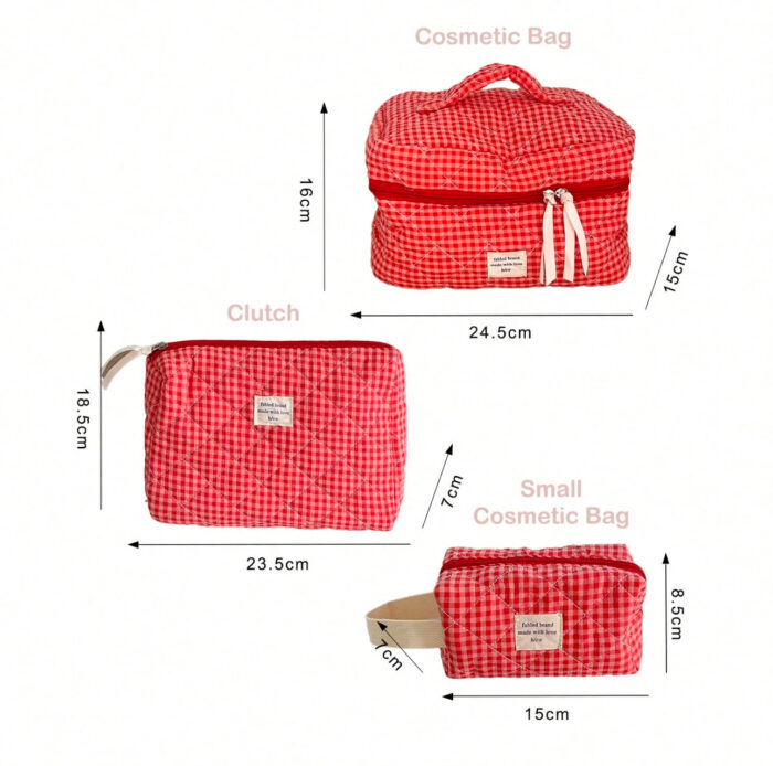 Cranberry Makeup Bag - Image 7