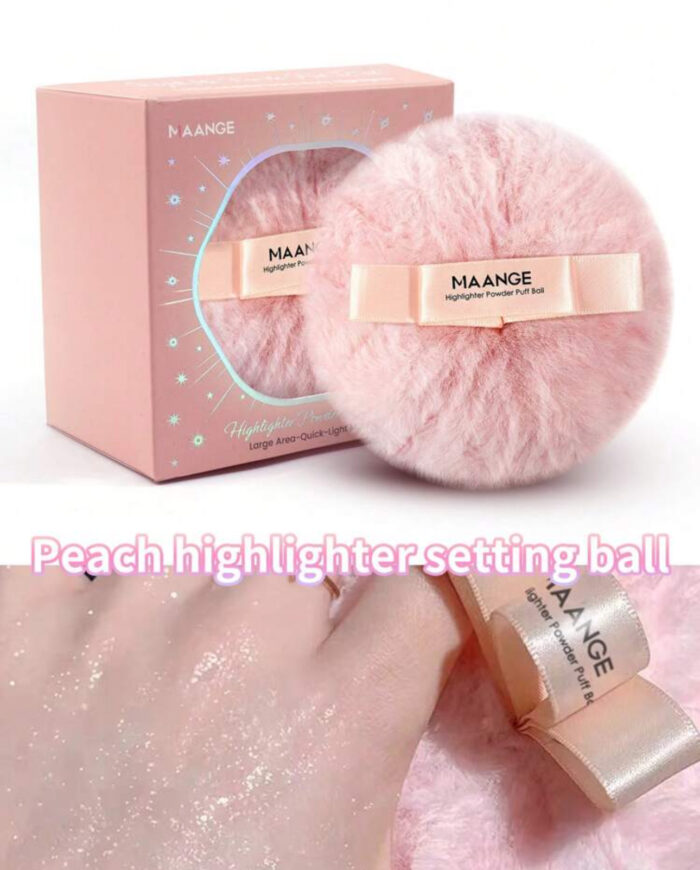 ⁦Peach Highlighter Setting Ball With Box⁩ - الصورة ⁦3⁩