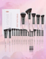 Makeup brush set 25pcs - Pink - Image 2