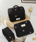 Bow Makeup Bag 3 pcs