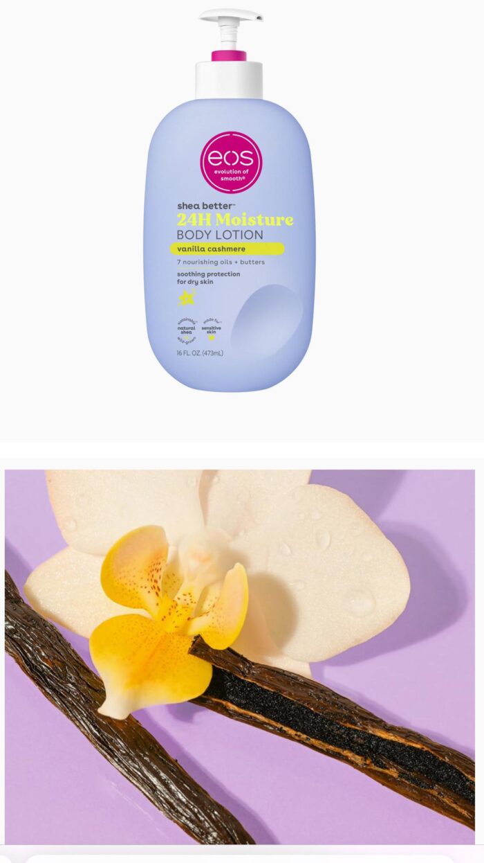 EOS Shea Better™ 24H Moisture Body Lotion Vanilla Cashmere (473 ml) - Image 3