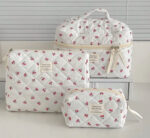 Makeup bag 3 pcs fruit pattern
