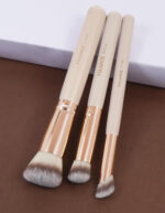 Face brush set 3 pcs + 2 powder puff - Image 2