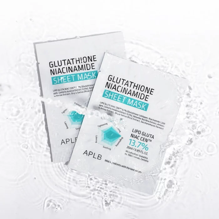 APLB Glutathione Niacinamide Sheet Mask - Image 2