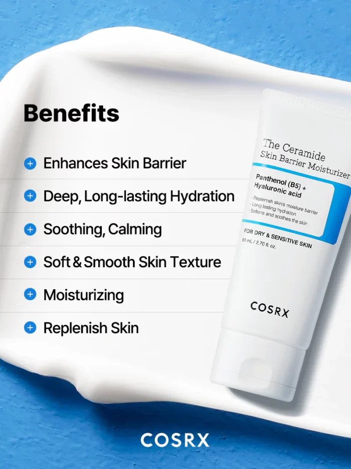 ⁦COSRX The Ceramide Skin Barrier Moisturizer 80 ML⁩ - الصورة ⁦4⁩