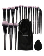 20pcs Professional Makeup Tool Set black - Image 3
