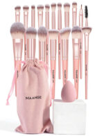 20pcs Professional Makeup Tool Set pink