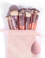 20pcs Professional Makeup Tool Set pink - Image 2