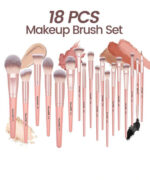 20pcs Professional Makeup Tool Set pink - Image 3