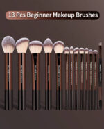 13 makeup brush set brown - Image 2