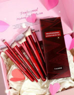 6 pcs makeup brush heart-shaped