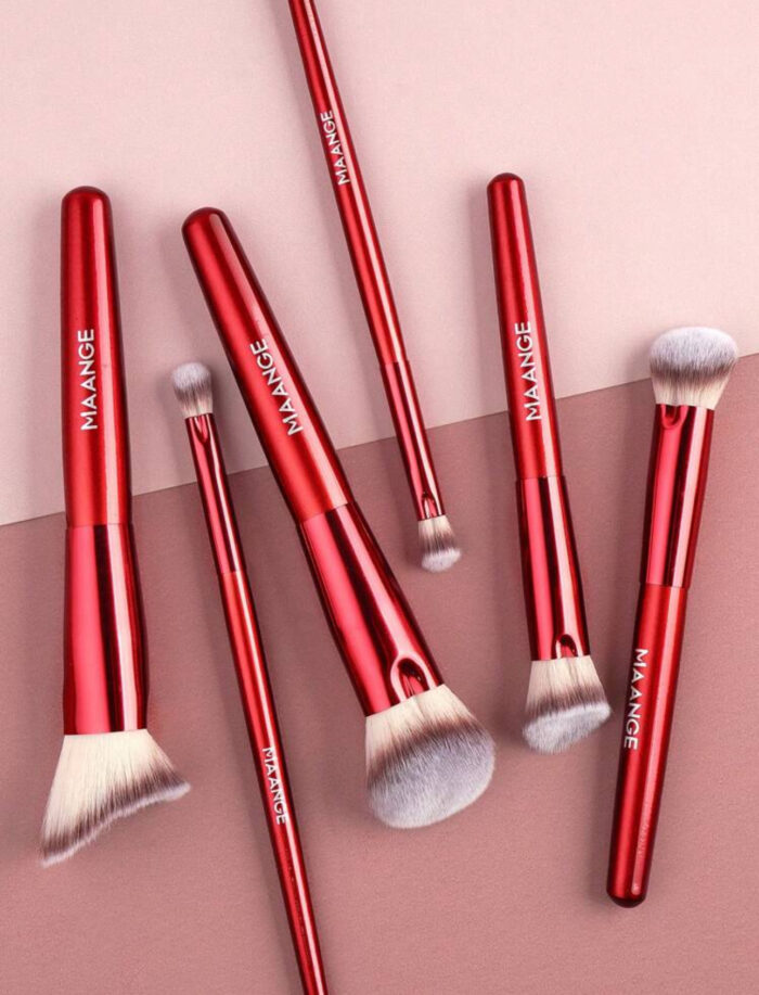 6 pcs makeup brush heart-shaped - Image 2