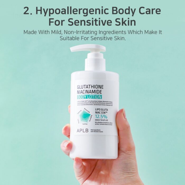 APLB  Glutathione Niacinamide Body Lotion 300 ml - Image 3