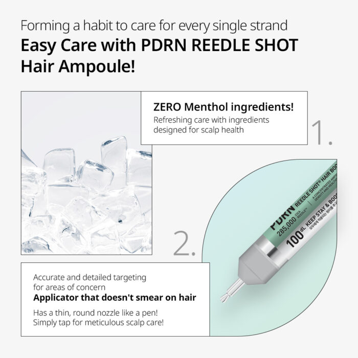 ⁦VT PDRN Reedle Shot Hair Ampoule 100dL - 15ml⁩ - الصورة ⁦2⁩