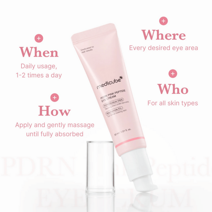 medicube PDRN Pink Peptide Eye Cream 30 ml - Image 2