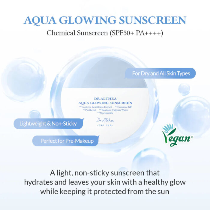 Dr. Althea Aqua Glowing Sunscreen 45 ml - Image 2