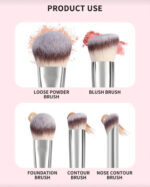 Makeup brush set 5 pcs - Image 2