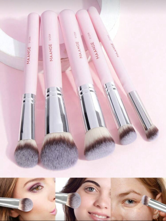 Makeup brush set 5 pcs - Image 4