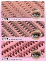 Cluster Eyelash Extension Set 640pcs - Image 2