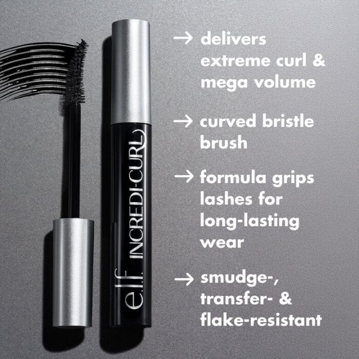 ⁦Elf Incredi-curl Mascara - Soft Black⁩ - الصورة ⁦4⁩