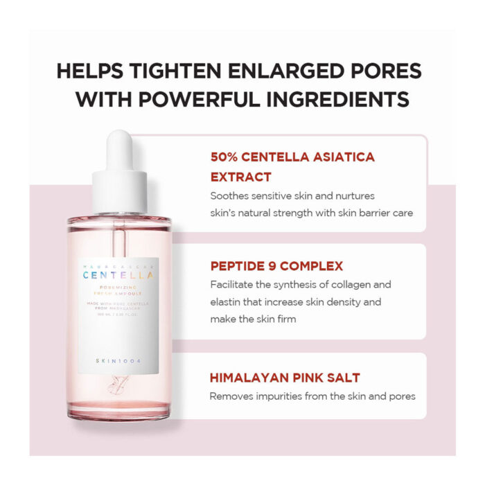 SKIN 1004 Madagascar Centella Poremizing Fresh Ampoule Mini 30ml - Image 2
