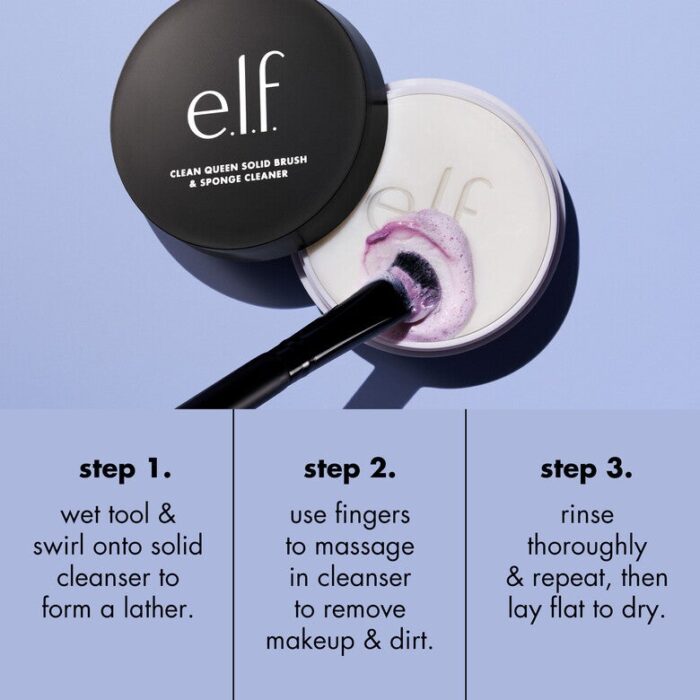 Elf Clean Queen Solid Brush & Sponge Cleaner - Image 3