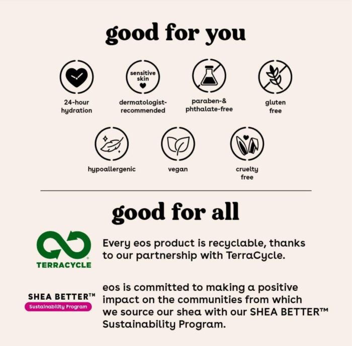 EOS Shea Better ™, 24H Moisture Body Lotion Jasmine Peach473 ml - Image 4