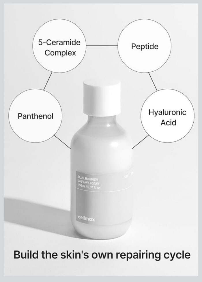 Celimax Dual Barrier Creamy Toner 150ml - Image 5