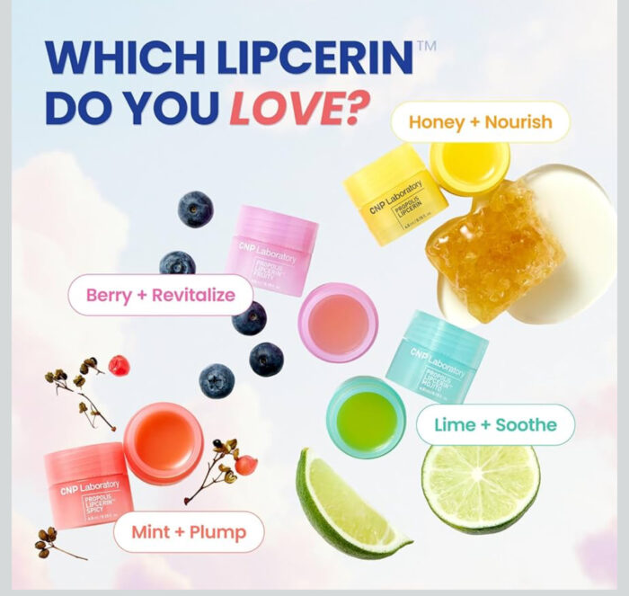 CNP LABORATORY Propolis Lipcerin Miniature Set - 1set (4.5ml x 4pcs) - Image 5