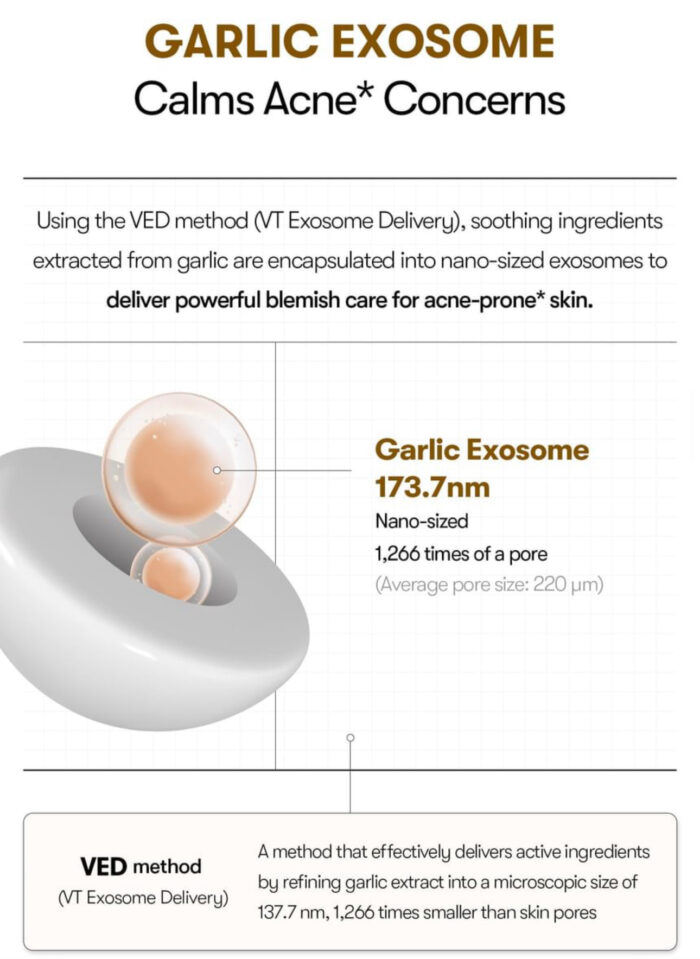 VT - Garlic AC Reedle Shot Spot Cream 15 ml - Image 4