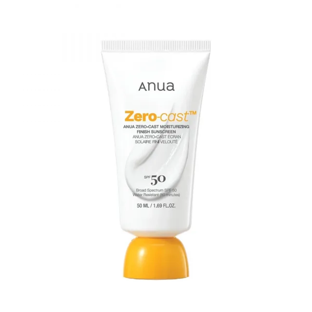 IMG_1042 Anua Zero-Cast Moisturizing Finish Sunscreen 50 ml - Image 1