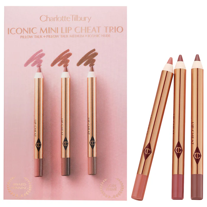 IMG_1328 Charlotte Tilbury Mini Iconic Lip Cheat Lip Liner Trio - Image 1